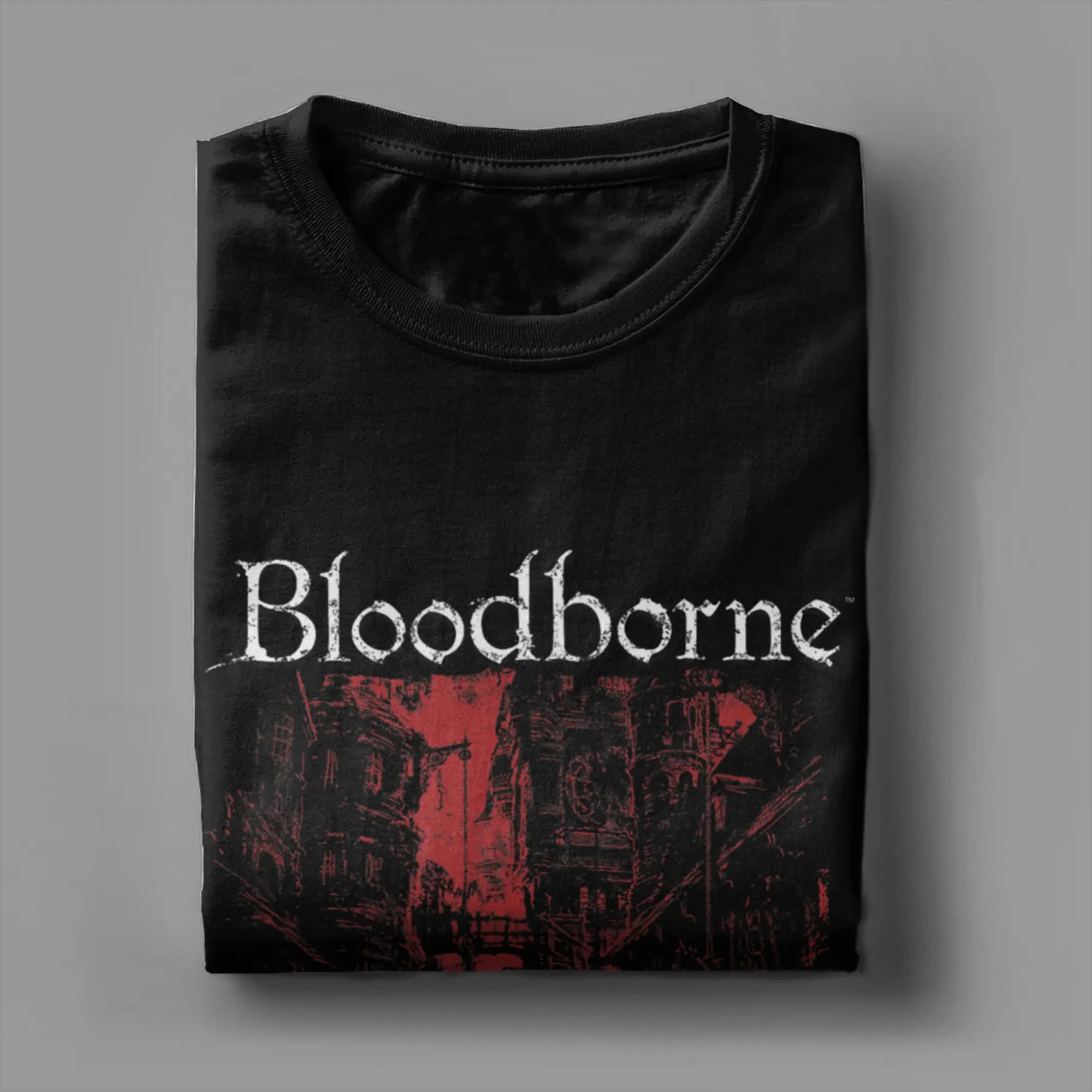 تي شيرت المدينة الحمراء المنقولة بالدم للرجال مضحك 100% قطن تي شيرت برقبة دائرية وأكمام قصيرة تي شيرت هدية عيد الميلاد