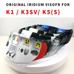 K5 Helmet Visor Shield for AGV K3SV K1 K5 K5S High Strength Sunscreen Capacete Windshield Uv-cut Lens Casco Moto Accessories