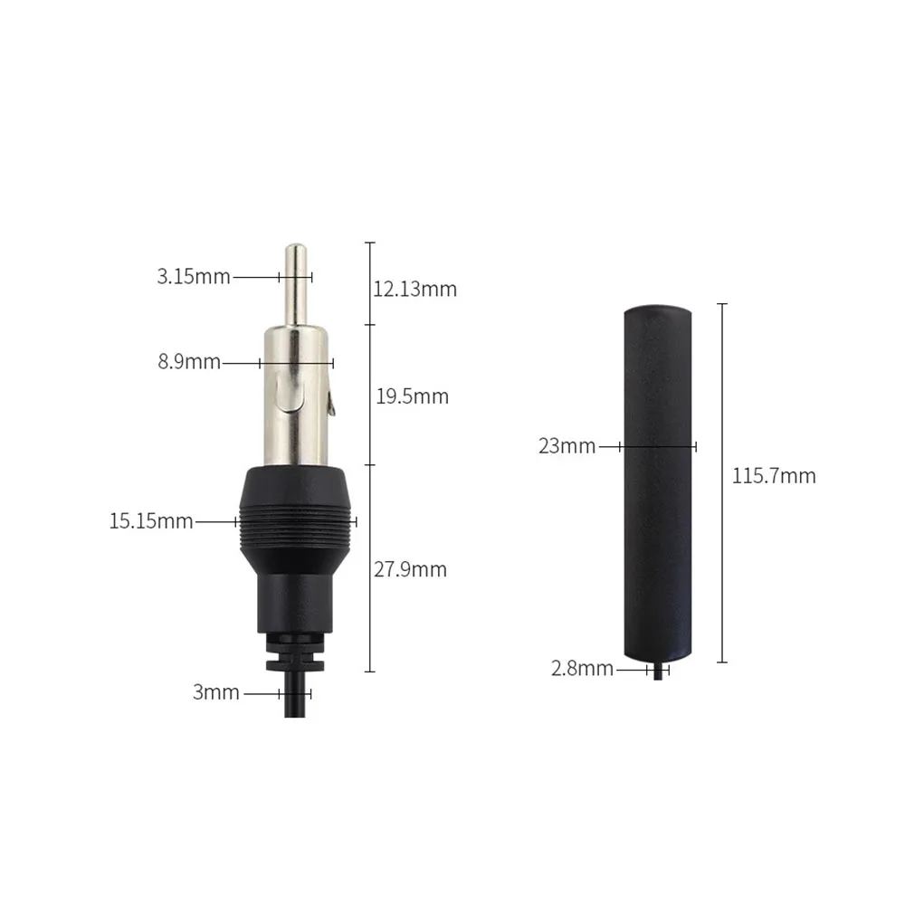 هوائي راديو السيارة FM إشارة الداعم 1.5M/2M/3M/5M السيارات الداخلية المخفية تضخيم هوائيات 48-860MHz 5-12V لقارب شاحنة