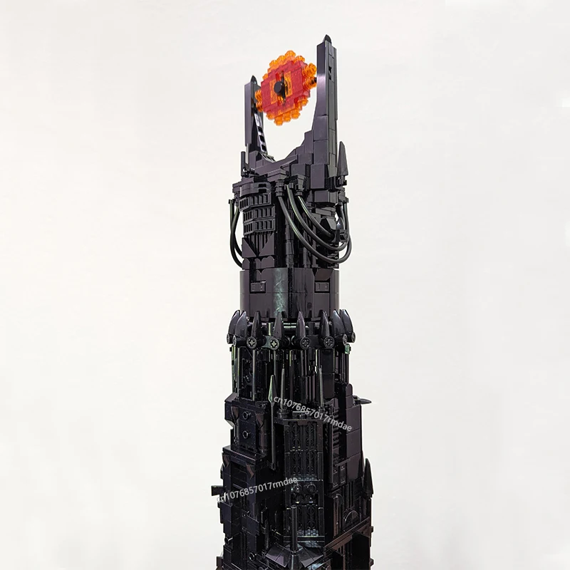 5996PCS Moc Famous rings Movie Architecture dark tower fortress of Sauron Barad-dur Ultimate Collection creative Toy Gift Blocks