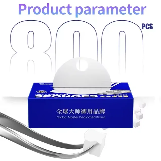 Mechanik NC800 800 sztuk Nano gąbka do czyszczenia silne wchłanianie bez żużlowej gąbki do czyszczenia ekranu lutowniczego PCB płyty głównej