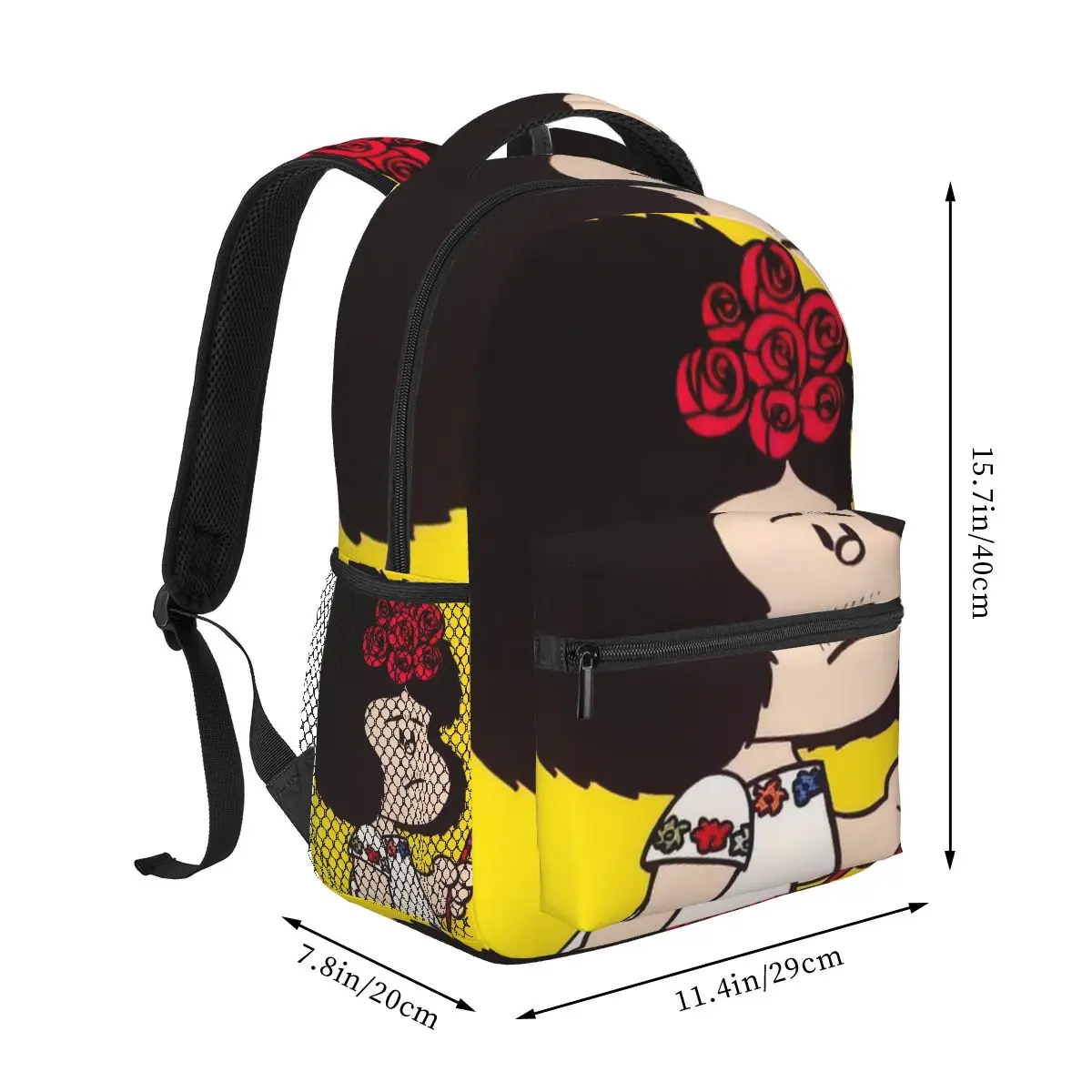 Mafalda Backpack for Girls Boys Travel RucksackBackpacks for Teenage school bag