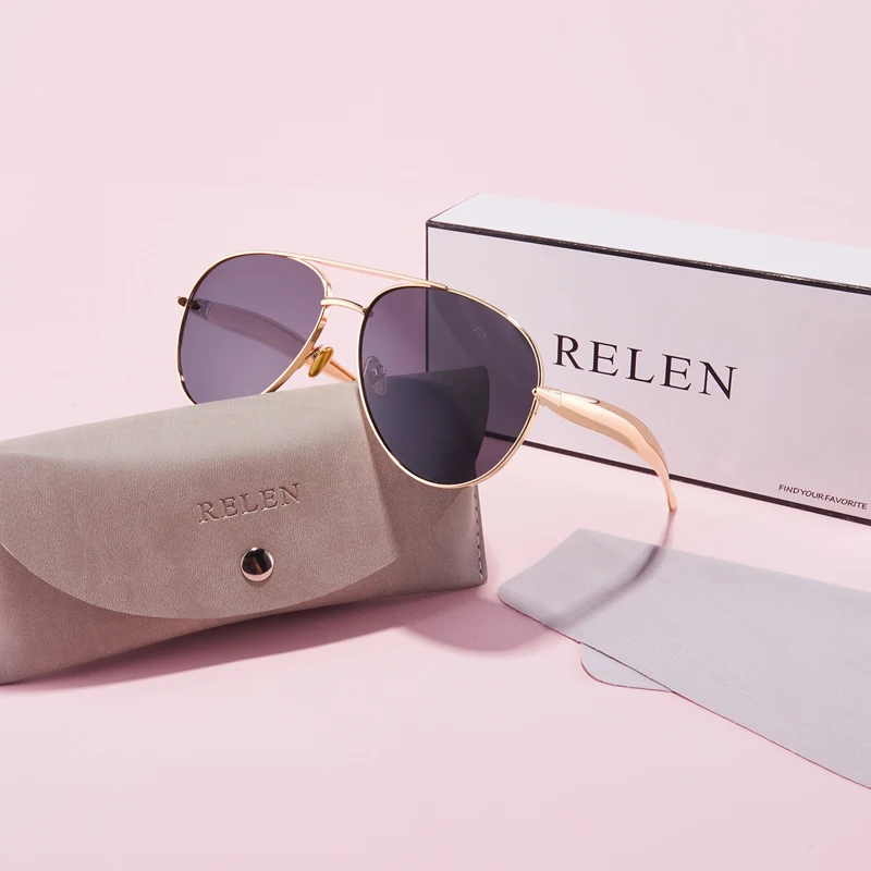 Relen แว่นตาตกแต่งแฟชั่นสำหรับทุกเพศ ดีไซน์ใหม่ไม่ซ้ำใคร แว่นตาทรงนักบินแบบสองชั้น ดีไซน์หรูหราสไตล์เรโทรอเนกประสงค์ ทันสมัย เหมาะสำหรับตกแต่ง ใช้ในชีวิตประจำวัน เป็นของขวัญสุดพิเศษ พร้อมกล่องใส่แว่นและผ้าทำความสะอาด