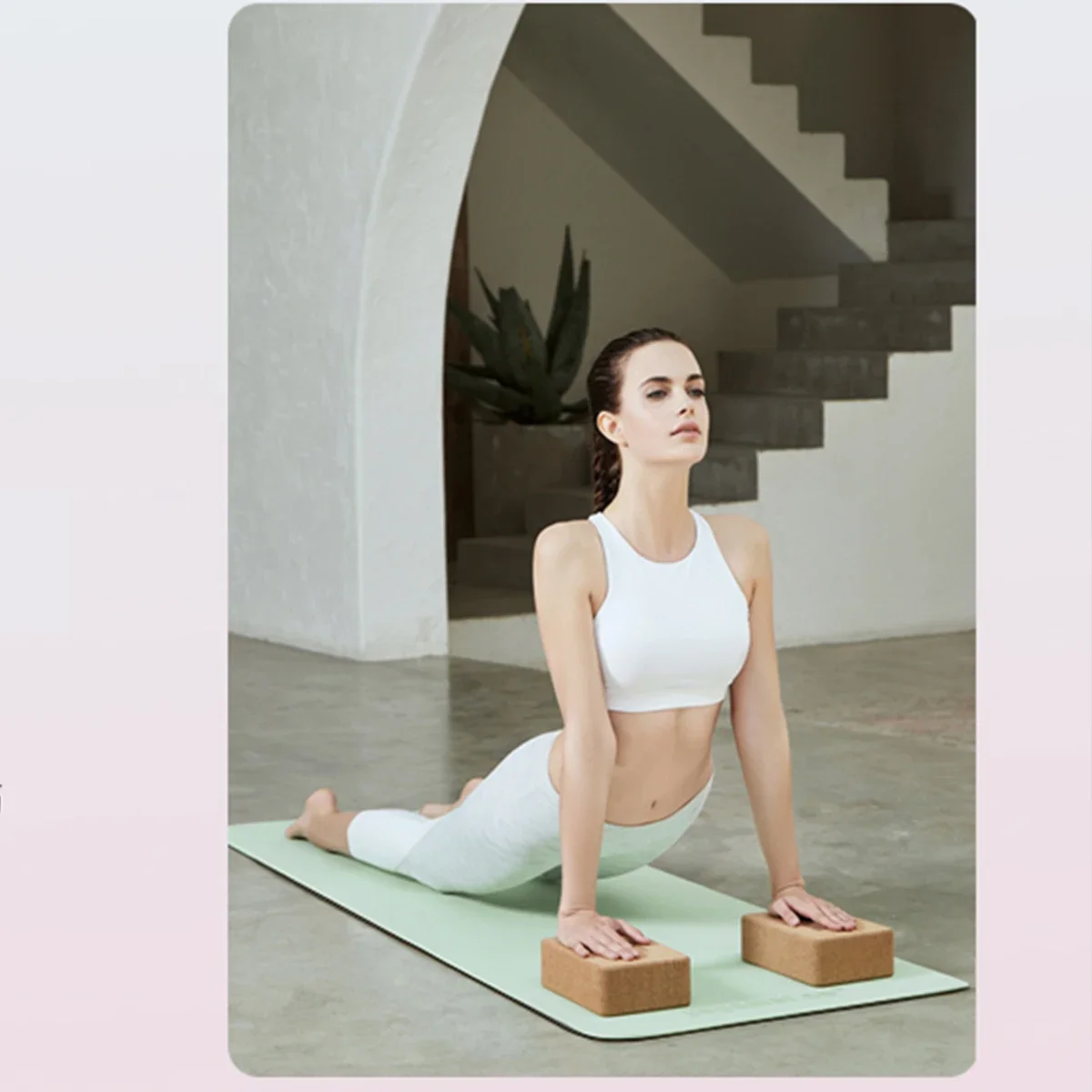 TPE Yoga Mat Home Fitness خط توجيه حصيرة رياضية غير قابلة للانزلاق