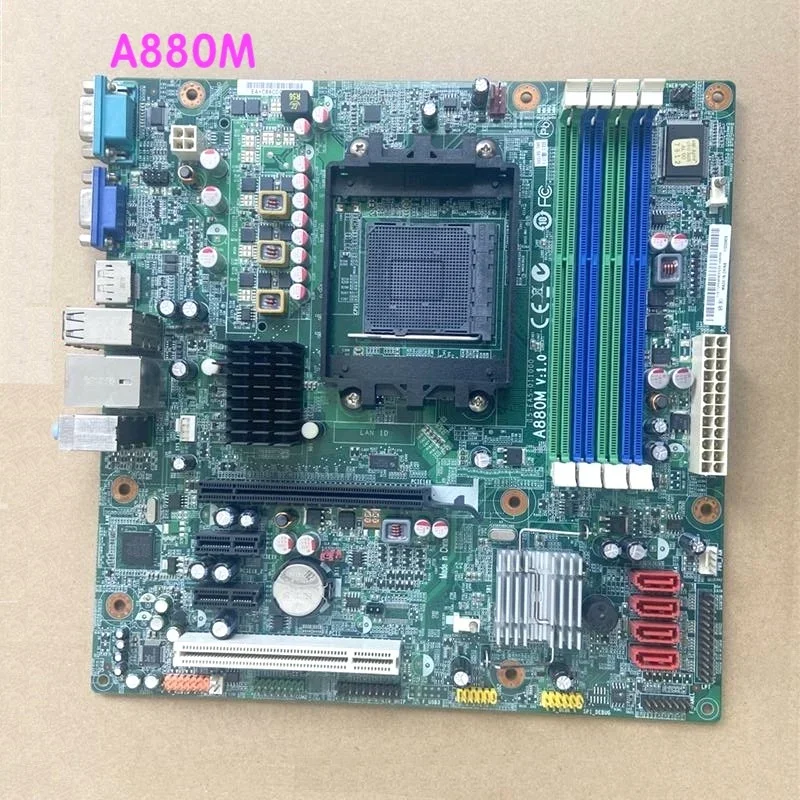 Suitable For Lenovo ThinkCentre A63 M77 Motherboard 880G A880M V:1.0 RS880PM-LM 03T6227 Mainboard 100% Tested OK Fully Work