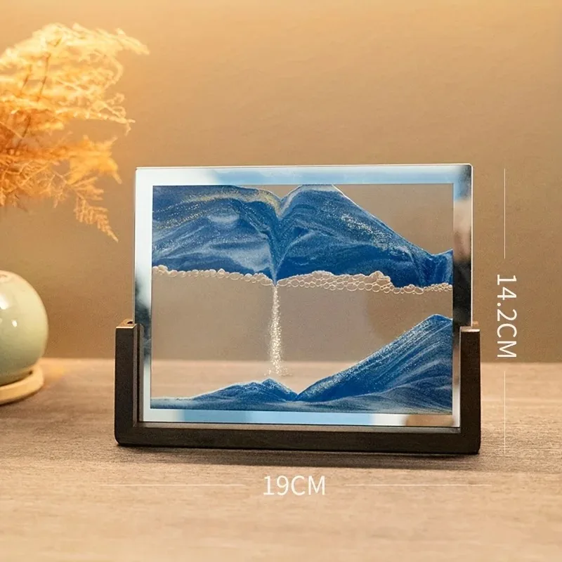 Everbright Store Creative Photo Frame Quicksand Painting Ornament Living Room Cabinet Entrance Simple Solid Wood Home Souvenirs