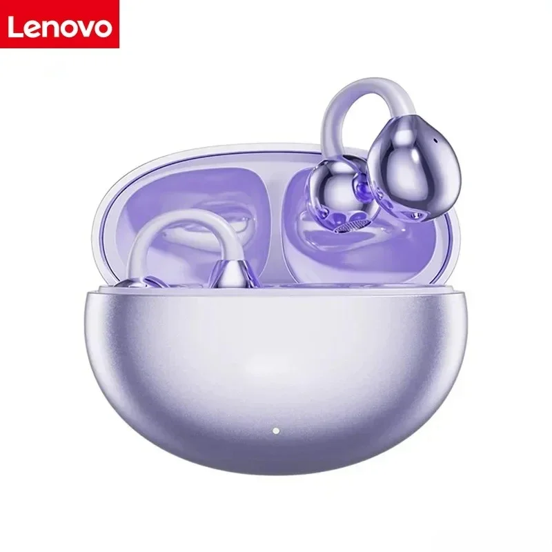 Lenovo Ear Clip Wireless Earphones Bluetooth 6.0 Hi-Res Ultra Open