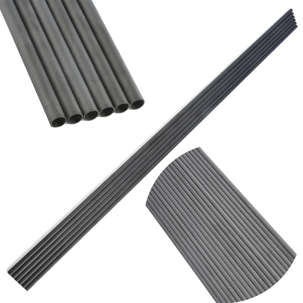 

6/12 шт. 24T карбоновый древок для стрел, 30 дюймов, позвоночник для стрельбы из лука 300/350/400/500/600/7000/800/900 для блочного изогнутого лука, охоты, стрельбы