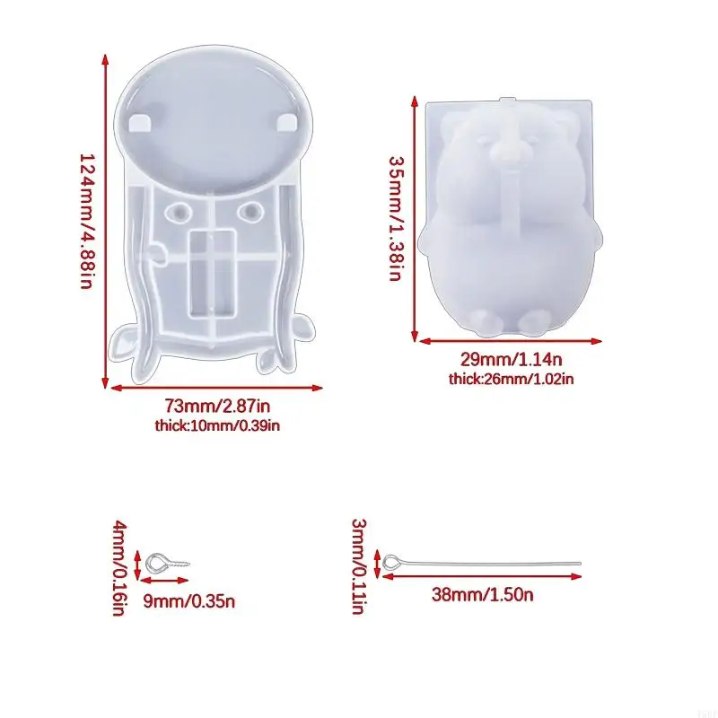 T5UF Cartoon Citpe Swing Swing Silicone Sust Less Flom