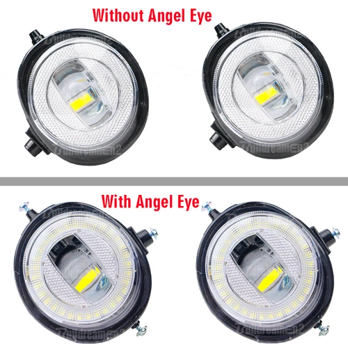 Imagen 2 del producto 2 X luz antiniebla LED Angel Eye DRL para Mazda RX-8 RX8 2003 2004 2005 2006 2007 2008 30W lámpara antiniebla delantera de coche luz diurna 8000LM