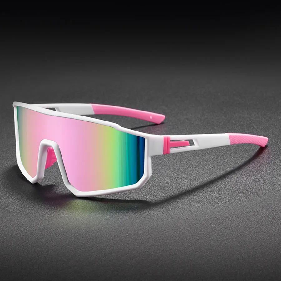 Übergroße Herren-Fahrradbrille für Herren, winddicht, bunte Beschichtung, Sonnenbrille, Outdoor-Sport, Motorrad