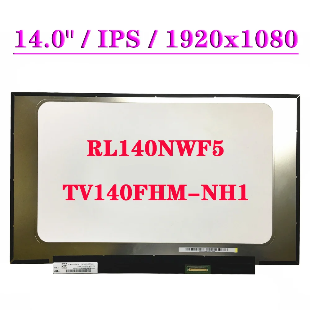 Imagem -01 - Fhd Portátil Tela Lcd Rl140nwf5 Tv140fhm-nh1 para Kuu Xbook Edp 30pin Ips 1920x1080 Led Painel de Exibição 14.0 fhd portatil tela lcd rl140nwf5 tv140fhm nh1 para kuu xbook edp 30pin ips 1920x1080 led painel de exibicao 140 01