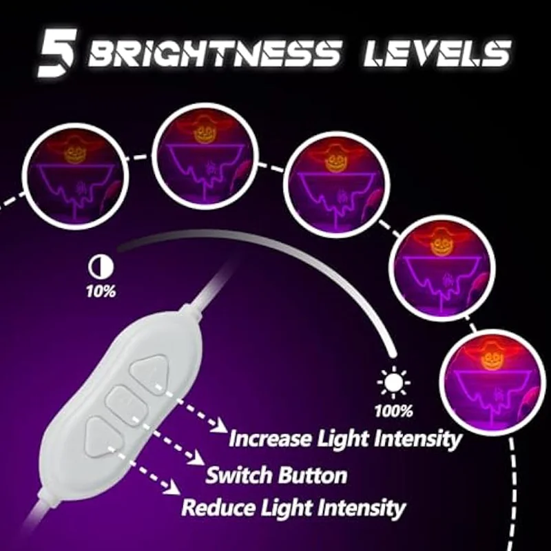 Halloween Ghost Neon Sign LED Dimmable Neon Light Signs Wall Decor For Beer Bar Club Bedroom Man Cave Halloween Party