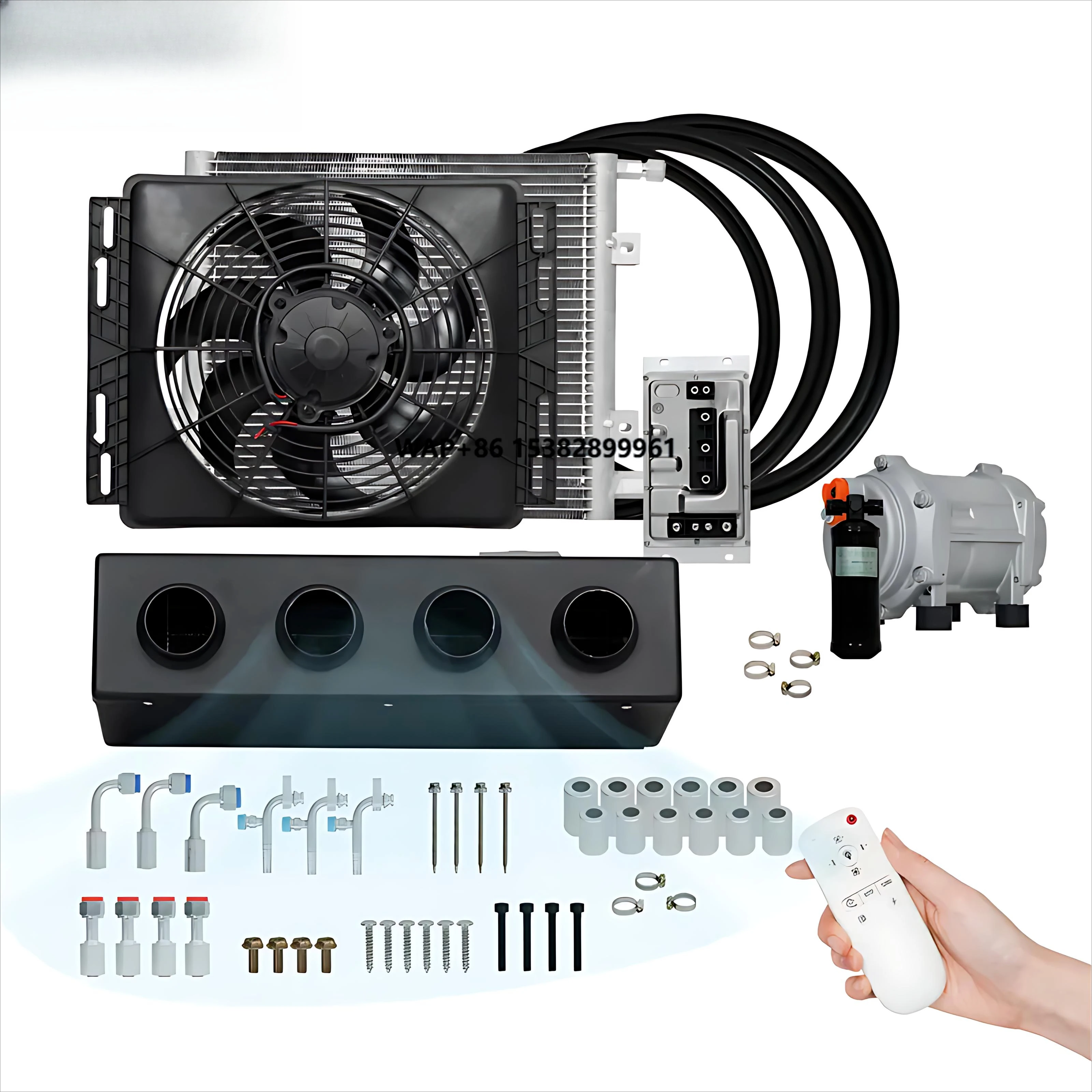 

Car Auto Air Conditioning System Parking Air Conditioner DC 12V 24V Truck RV Parking Cooler for Other Air Conditioning Systems