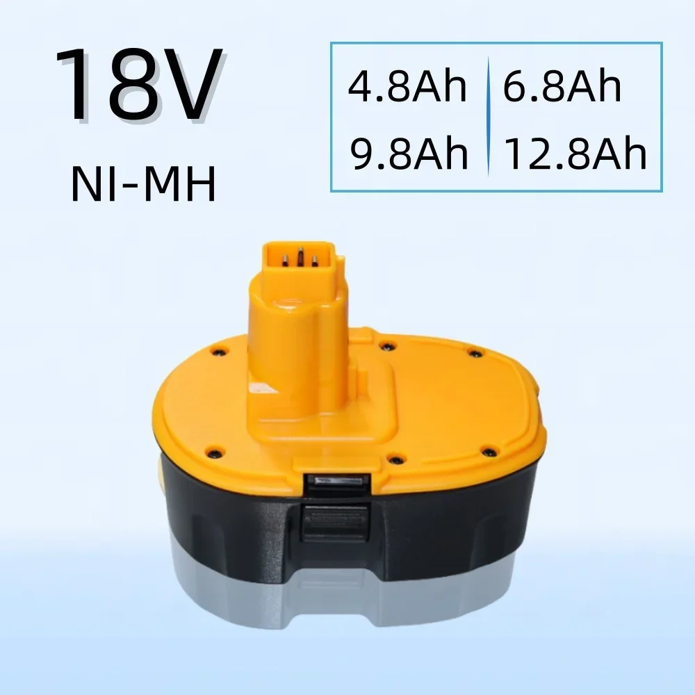 

For Dewalt 18V 4.8-12.8Ah Ni-MH Battery DC9096 DE9039 DE9096 DE9098 DE9503 DC212 DC330 Cordless Drill Replacement Batter