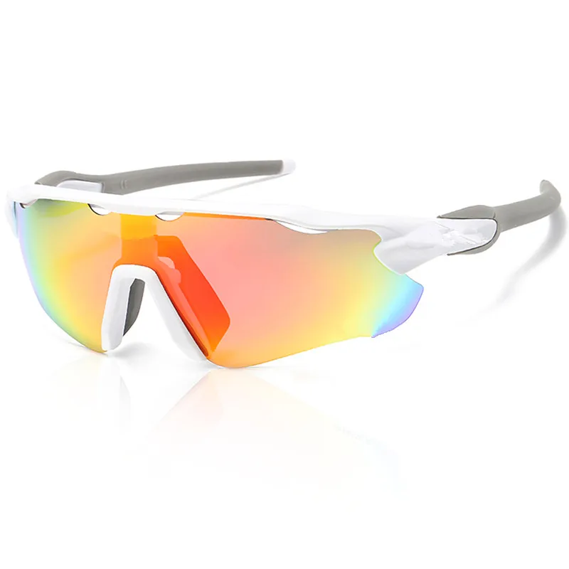 Lunettes de soleil polarisées demi-monture vintage pour hommes et femmes, lunettes de soleil respirantes classiques pour hommes, lunettes de sport anti-absorbe ouissement populaires