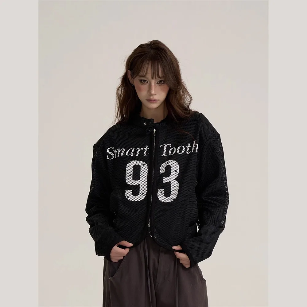 

Американское ретро популярное женское пальто с буквенным принтом Me Jaet, свободный повседневный универсальный топ, летнее теплое длинное пальто из полиэстера