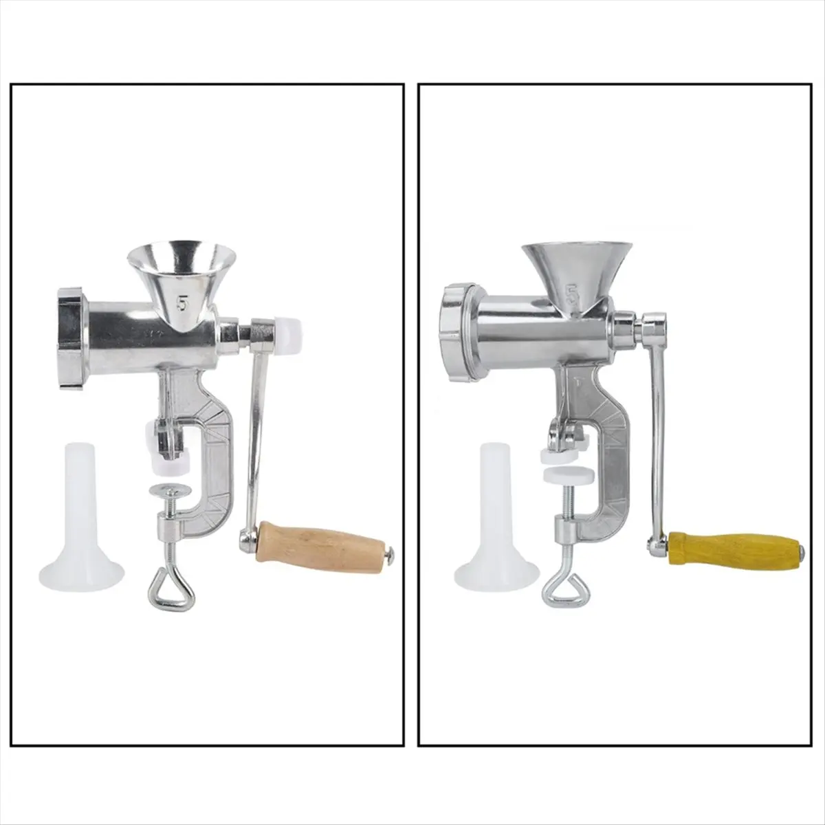 COFA Aluminum Alloy Manual Meat Grinder Sausage Maker. Multi-Functional Kitchen Tool for Grinding Spices, Peppers