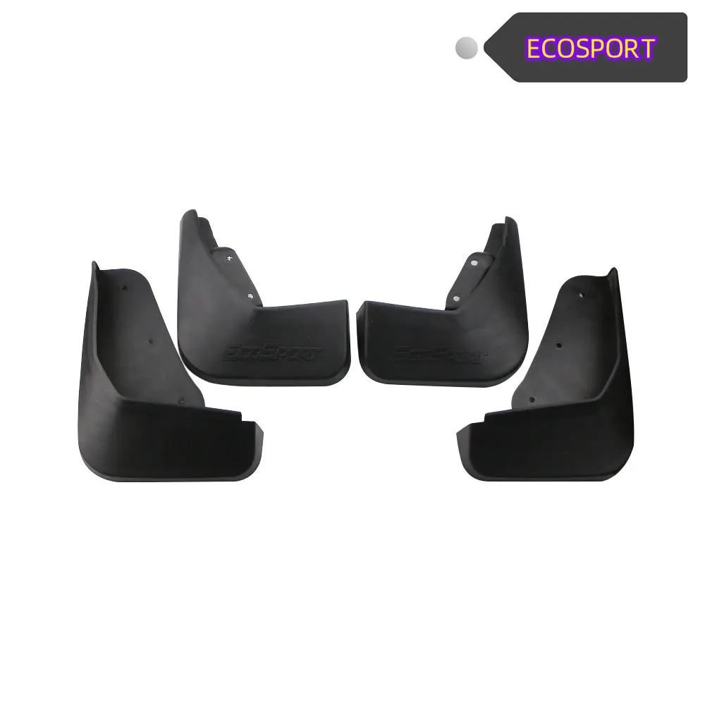 ABS Mudflaps Mud Flaps Front Rear Mudguards Fender for Ford Ecosport 2013-2017 Splash Guards Parts Accessories