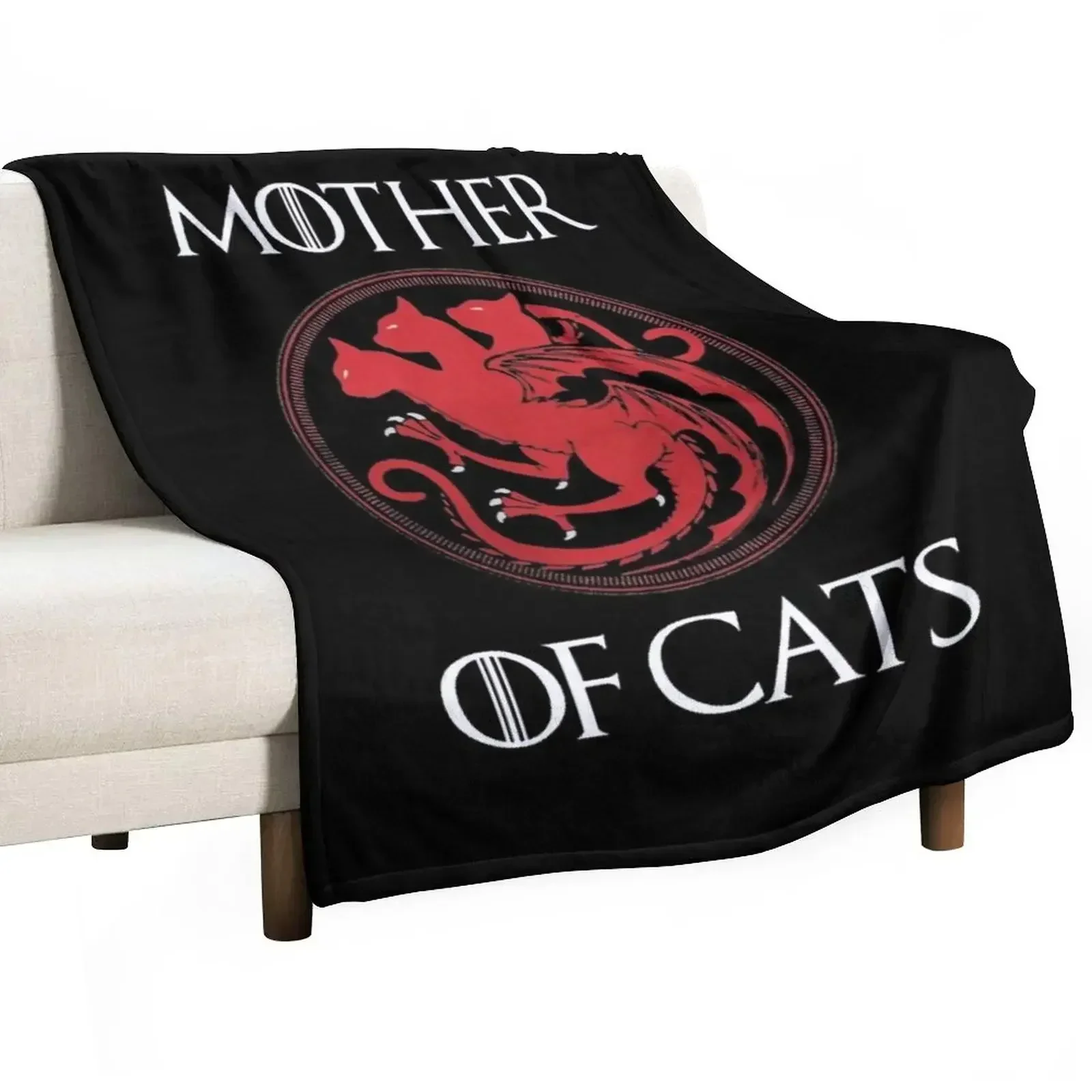 

Mother of Cats Throw Blanket valentine gift ideas Luxury Throw Blankets