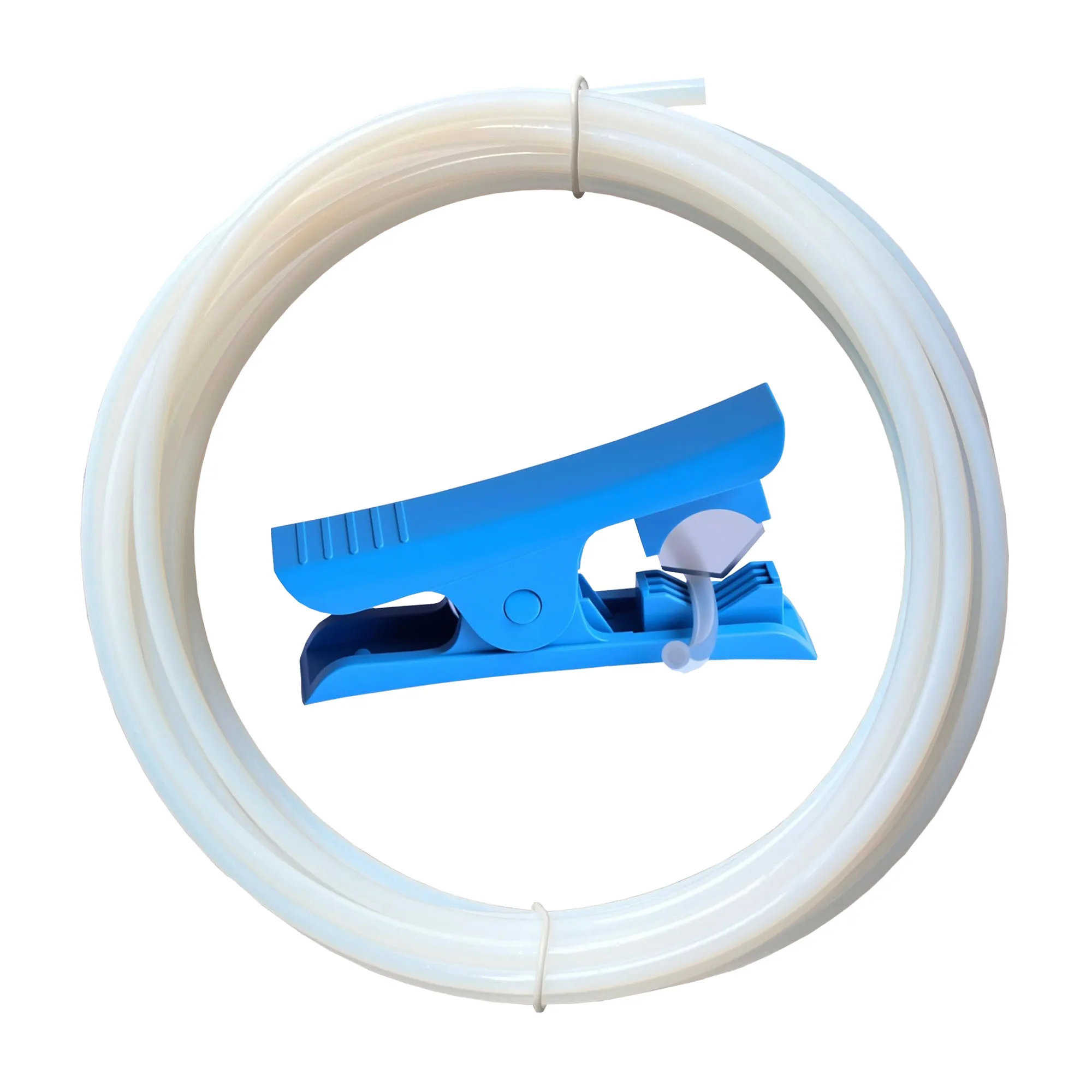 

5M PTFE Tube for 1.75mm Filament, 2.5mm ID x 4mm OD. Fits Bambu Lab A1/P1/X1, Creality Ender 3/V3/K1, Prusa. Free Cutter.