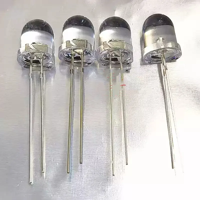 100PCS Seven-Color Fast-Flash Slow-Flash F8 8mm LED Light-Emitting Diode Red-Blue-Green Three-Color RGB Through-Hole Lamp Bead