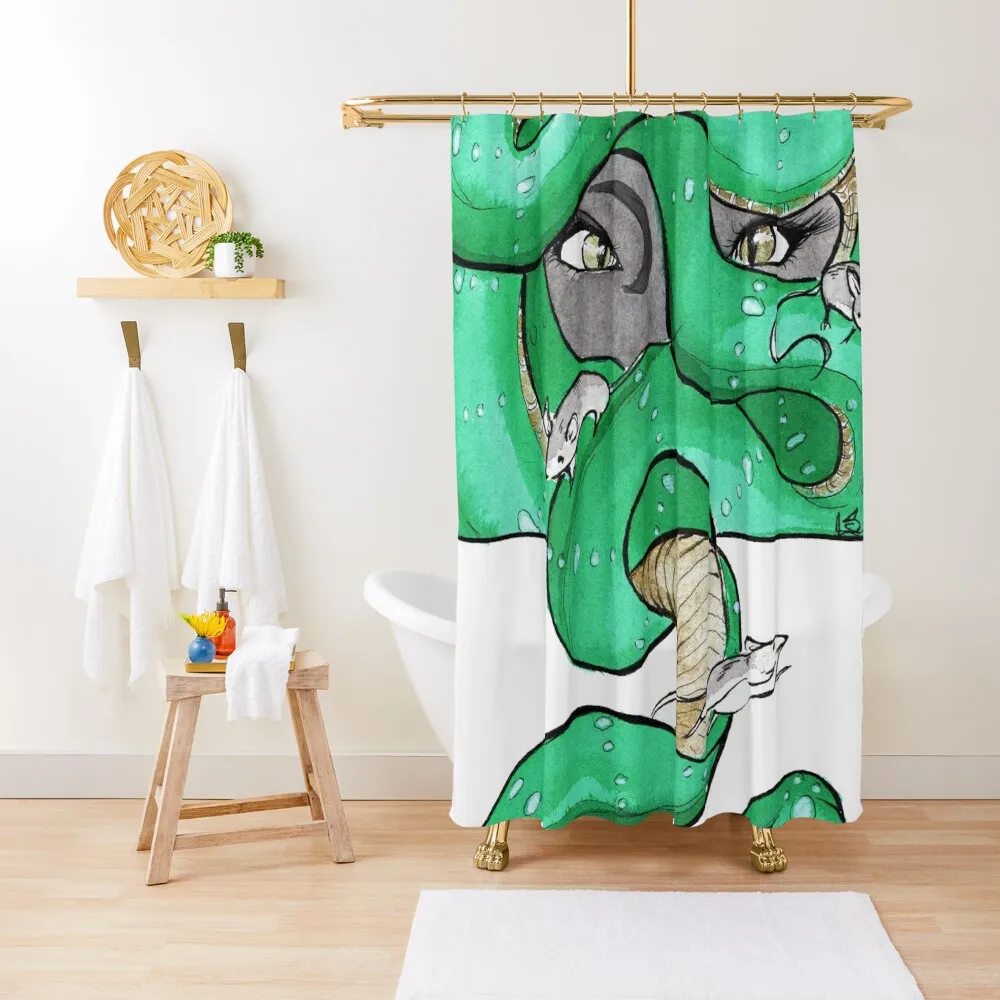 

Занавеска для душа Scurry Gorgon, душевая комната, душ для ванной комнаты, забавный душ, современные душевые занавески для ванной комнаты