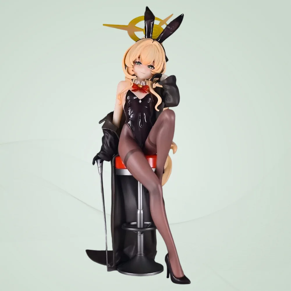 

21cm Blue Archive Professor Niyaniya Bunny Girl Anime Handmade Model Action Figures Desktop Case Decoration Ornament Gift
