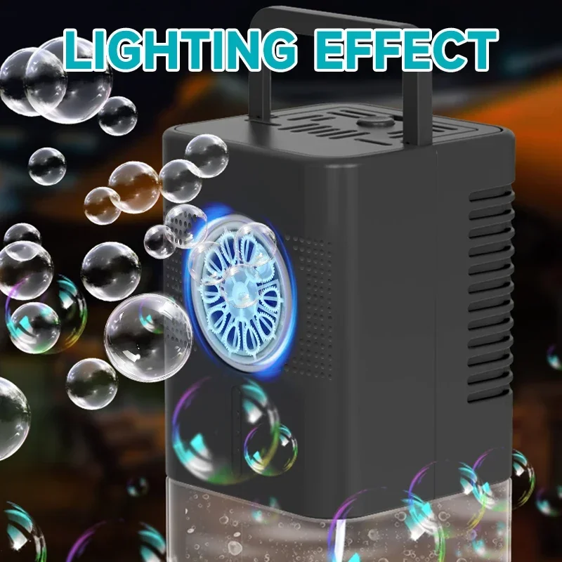 Automatic Bubbles Floor Pompero Soap Bubbles Blowler for Wedding Party Family Outdoor Garden Backyard Parent Child Activities
