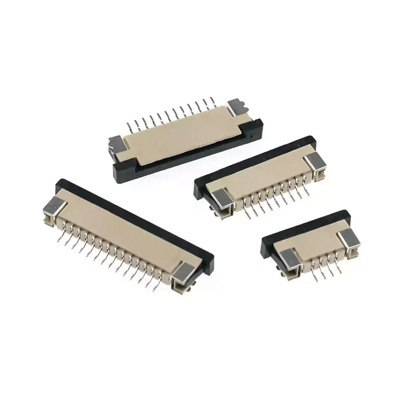 5Pcs 1.0mm Pitch FPC FFC Connector Socket Bottom Contact SMD 4/6/8/10/12/14/16/20/22/24/30 Pin Flat Flexible Cable Connector