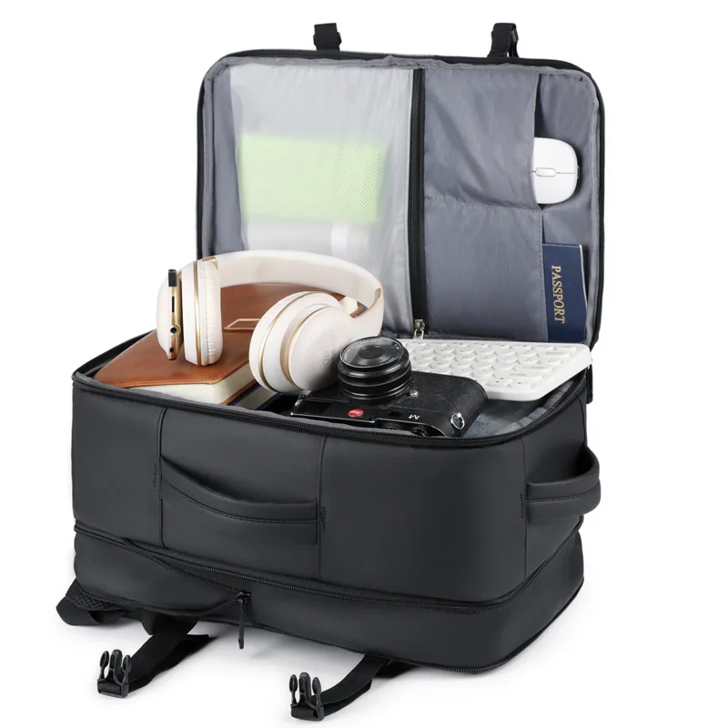 Europe and The United States New Travel Bag Business Commuter Backpack Can Expand Dry and Wet Travel Computer Backpack.