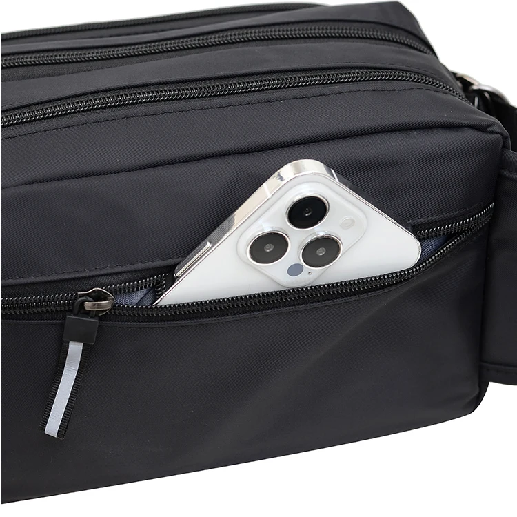 Herren-Hüfttasche, multifunktionales Werkzeugset, verschleißfeste Handytasche, Lauftasche, Freizeit-Outdoor-Sport-Hüfttasche, groß C – Detail 28