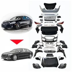 Classe S W221 aggiornamento a W223 MHB style Body Kit assembly paraurti anteriore posteriore lifting per Mercedes classe S 2006-2013 W221