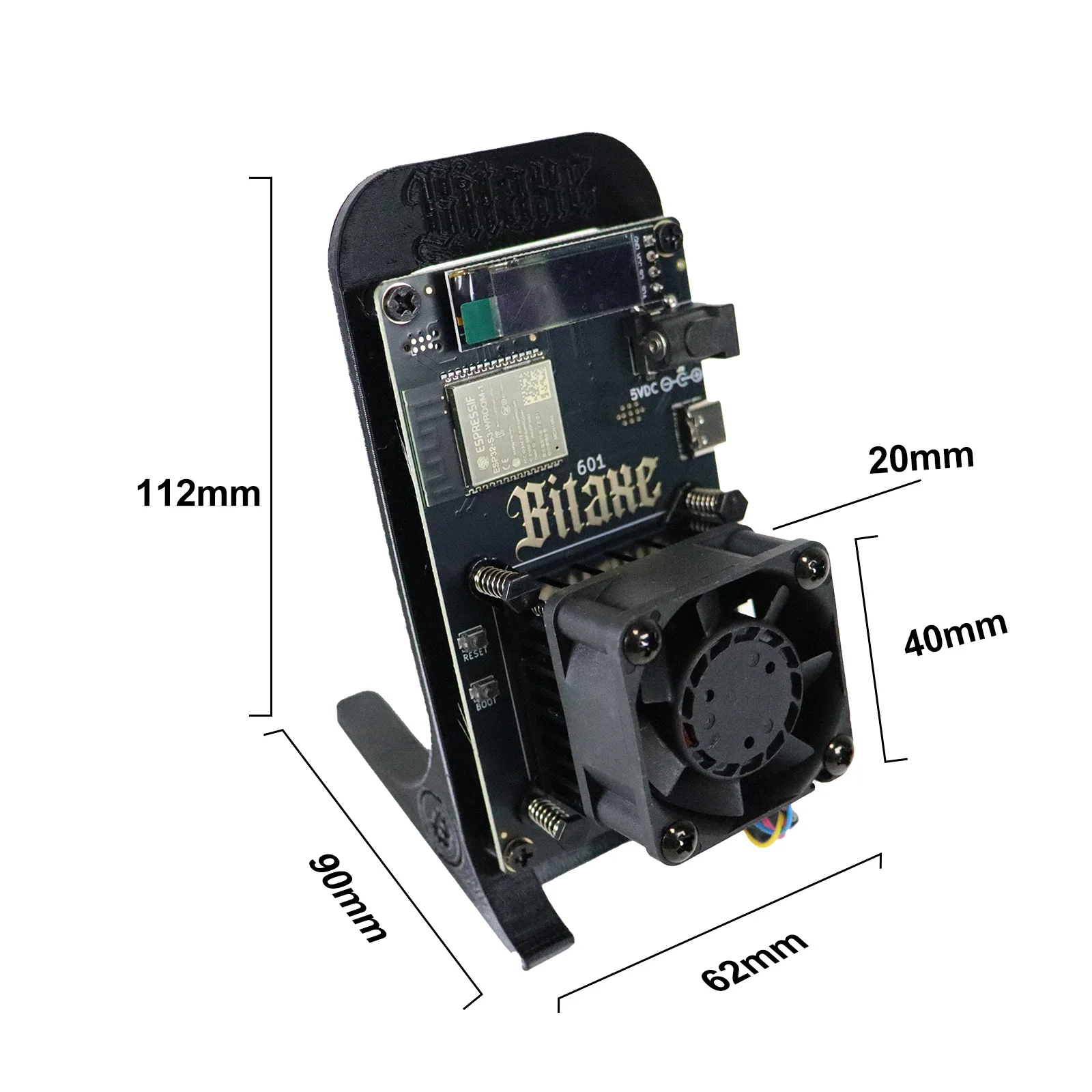 Bitaxe Gamma 601 1.2TH/S SHA256 Bitcoin Miner 18W Ultra Low Power Home Mining ASIC Crypto Mining Machine