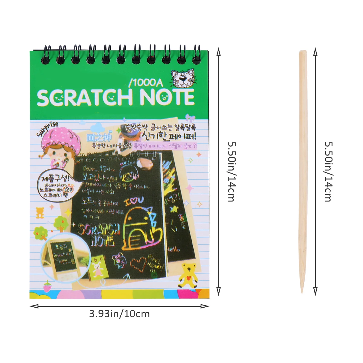 6 ชุดขนาดเล็ก DIY ของเล่นวาดภาพโน้ตบุ๊คอุปกรณ์สีสุ่ม 6 Scratch หนังสือภาพชุดกระเป๋า