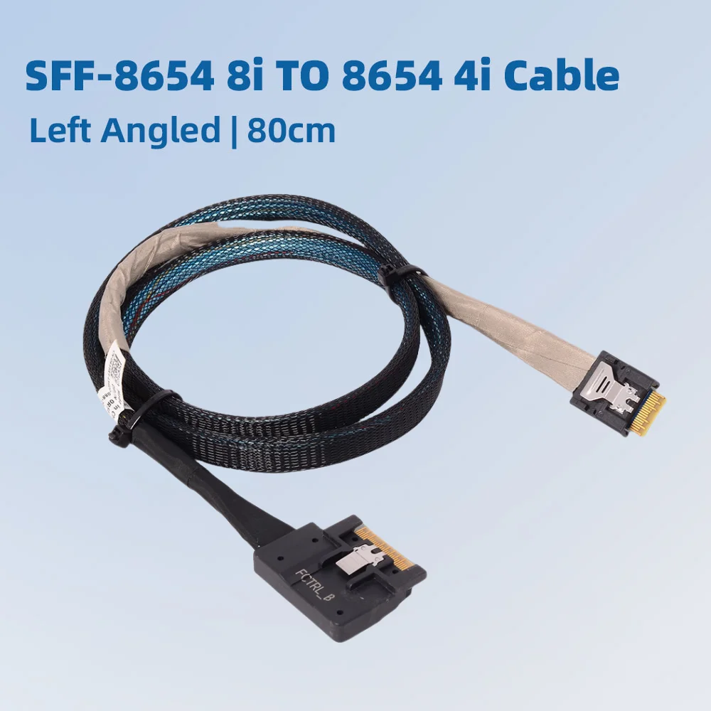 2025 NEW SlimSAS Slimline X8 8654 To 2x Slimline X4 8654 DP/N OR56R5 CN-0R56R5-LXD00-18S-7001-A01 Adapter for NVMe Array Card