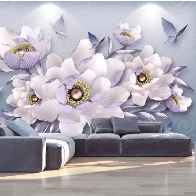 

Wall Home Decor Luxury Wallpaperswall Coating Papier Peint 3d Textured Wall Paper Mural Vinyl 5d Wallpaper Roll 3d for Bedroom