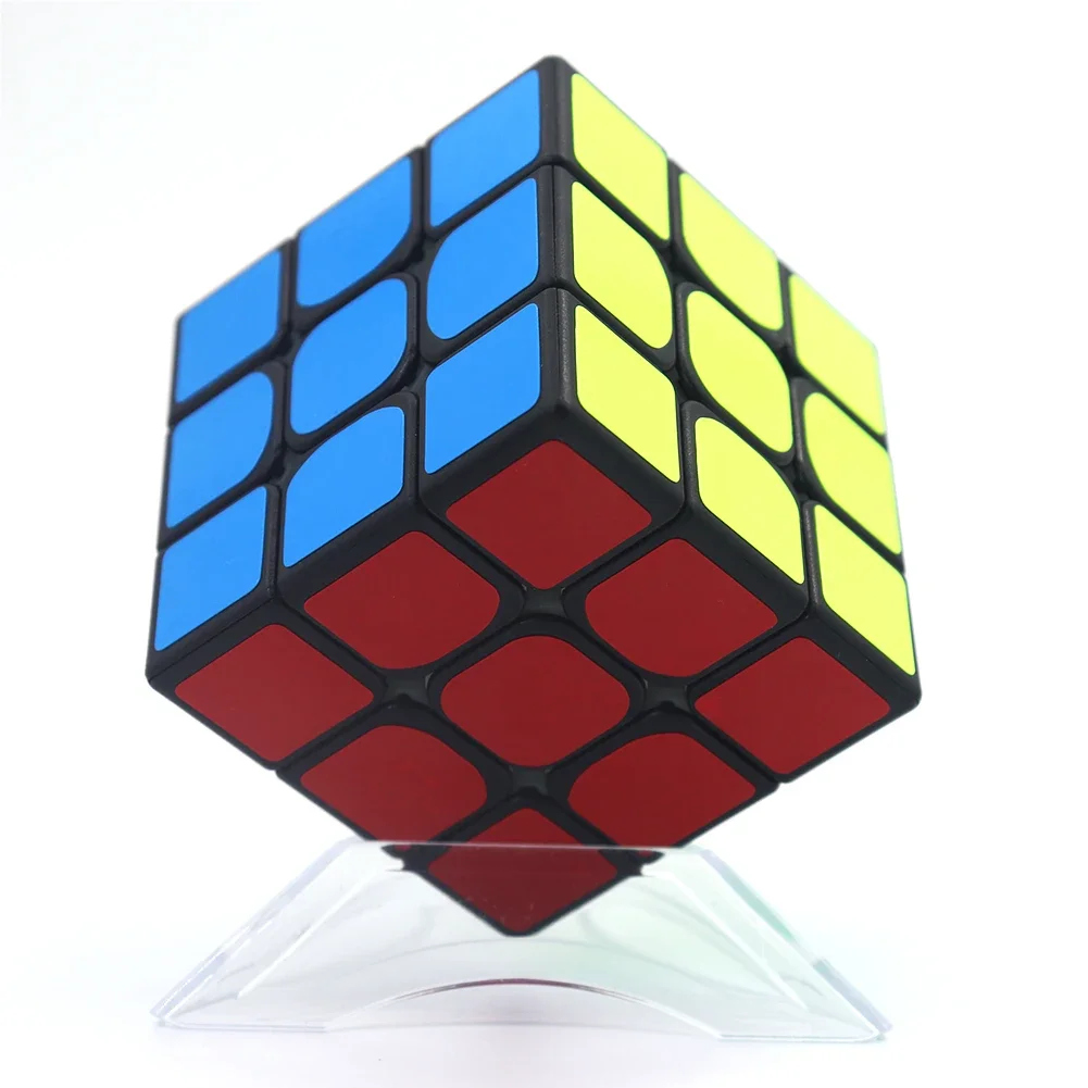 Shengshou 3x3x3 Mr. M Magnetic Cube Twisty Puzzle Toy Colorful Sticker Stickerless Puzzles For Children Toys Black