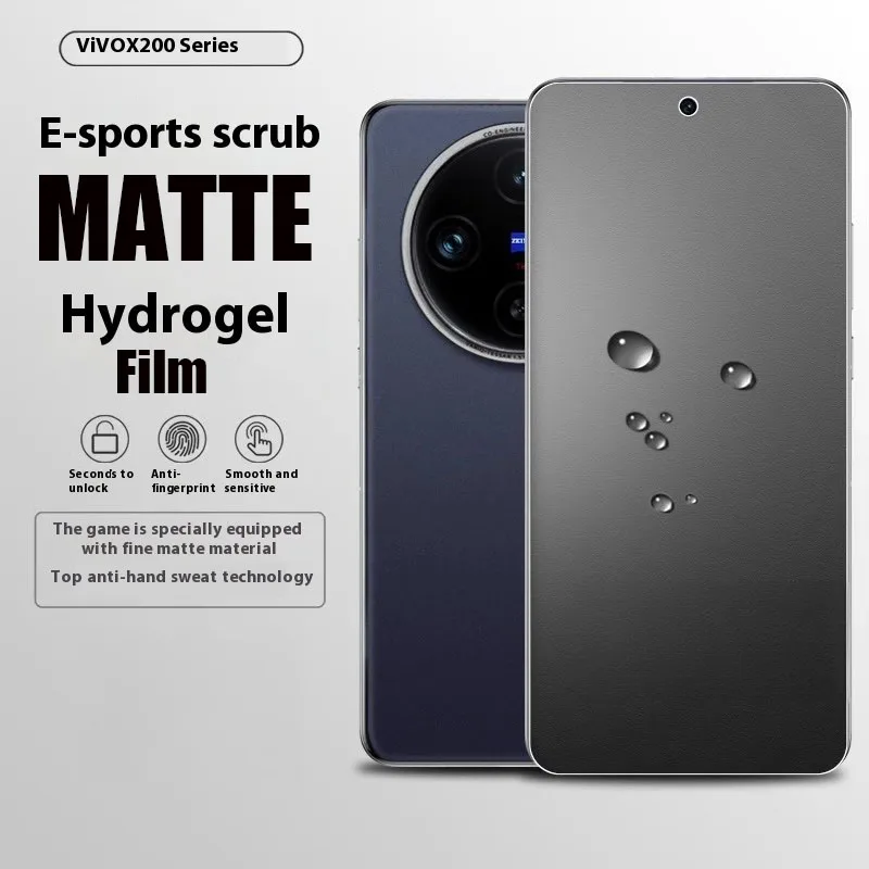 Full Cover Matte Hydrogel Film for VIVO X200 Pro Mini Screen Protector for VIVO X200 X200 Pro Clear Front Protective TPU Film