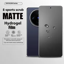 Full Cover Matte Hydrogel Film for VIVO X200 Pro Mini Screen Protector for VIVO X200 X200 Pro Clear Front Protective TPU Film