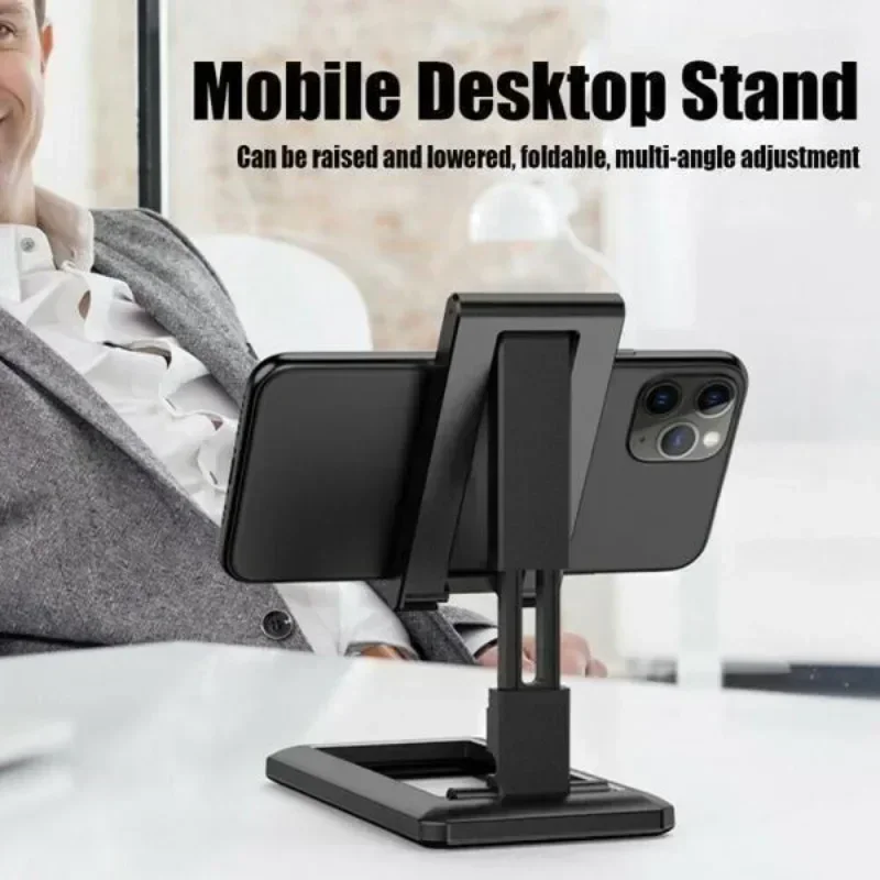 Portable Desktop Holder Foldable Mini Moblie Phone Stand For iPhone 13 Pro Max iPad Xiaomi Desk Bracket Portable Stand image 4