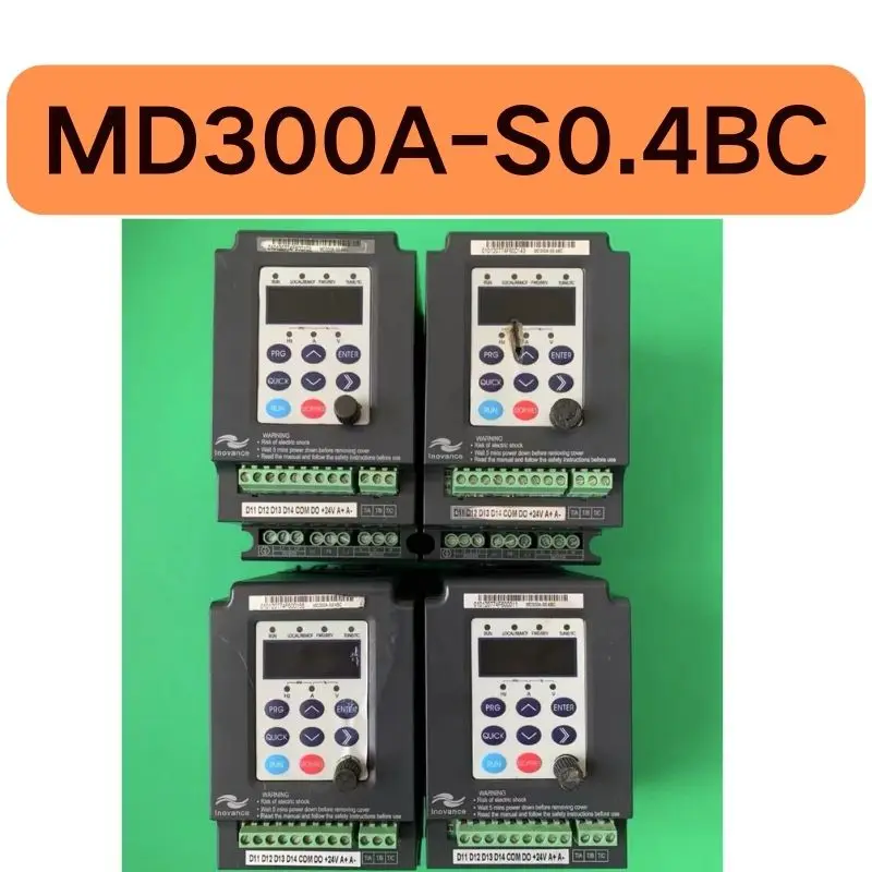 Used frequency converter 0.4KW 220V MD300A-S0.4BC functional integrity test OK