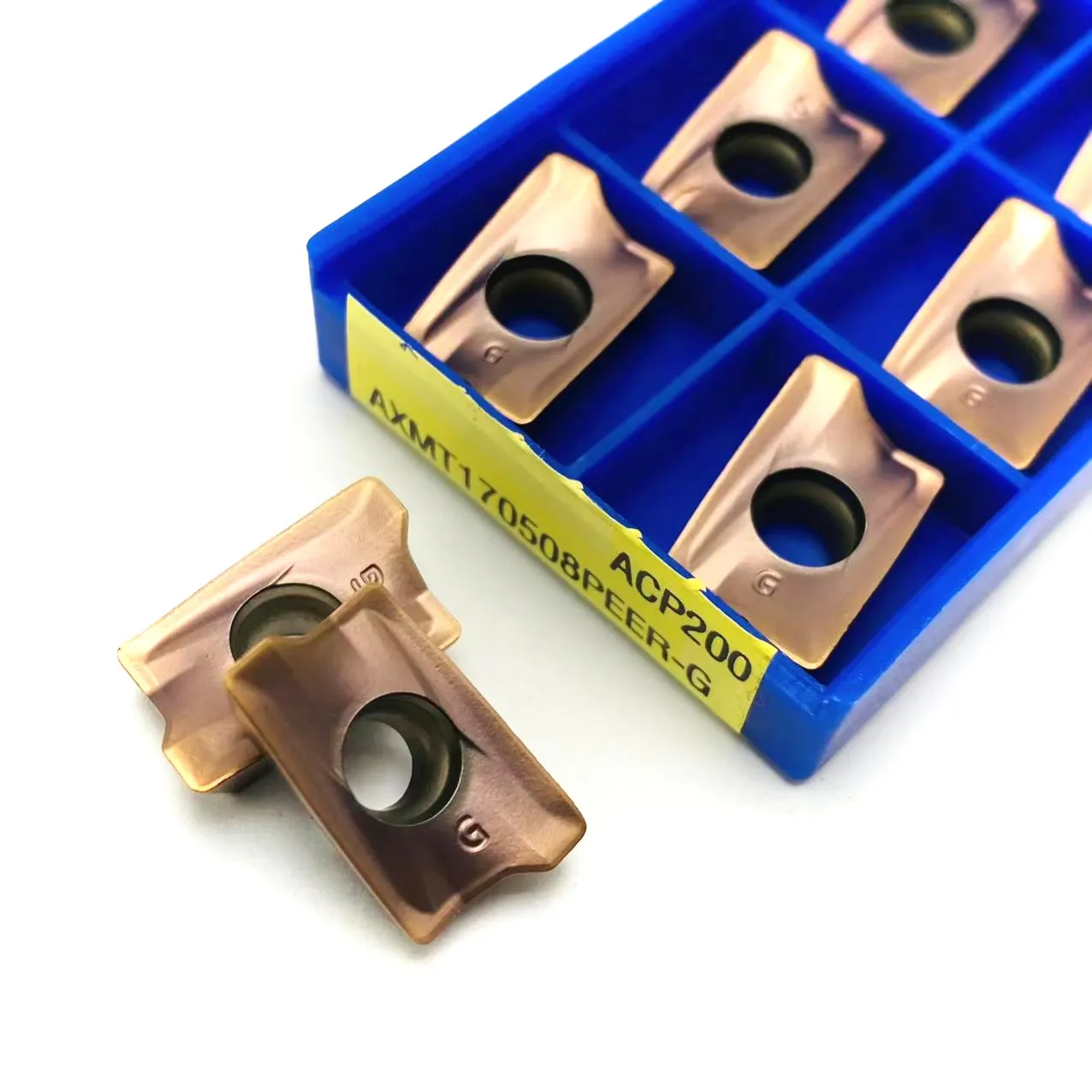 10PCS AXMT123508 AXMT170508PEER-G ACP200 Carbide turning tool original high quality CNC milling insert AXMT 123508 AXMT 170508