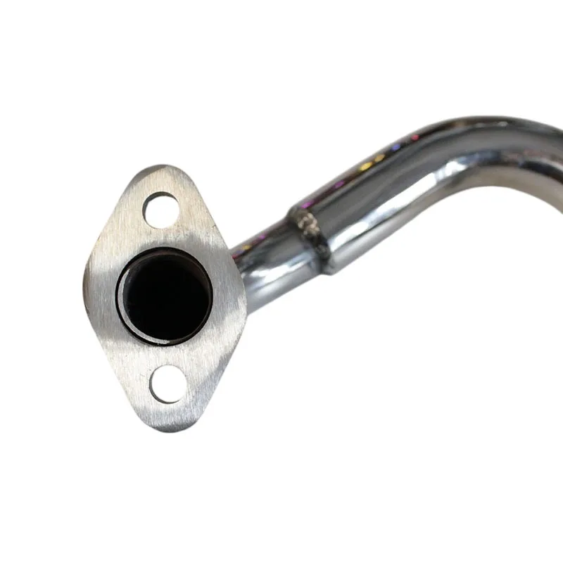 Stainless Steel Motorcycle Exhaust Muffler Racing Modified Exhaust Pipe With Installation Hardware For Honda Dio Zoomer AF58