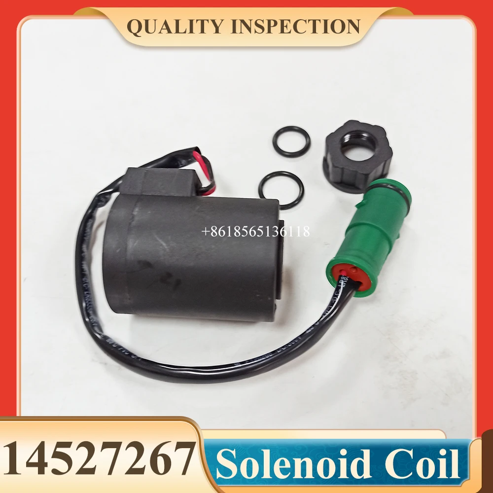 12V/24V Solenoid Valve Coil 14527267 voe14527267 for Excavator EC140 EC160 EC210 EC240 EC290 EC330 EC360 EC460 EC210B