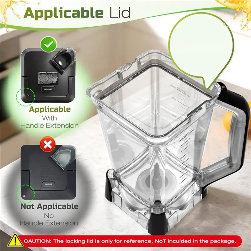 2X 72Oz Blender Replacement Pitcher For Ninja BN751 Professional Plus Blender,For Ninja BN750 BN800 BN801 BN805 DB751A