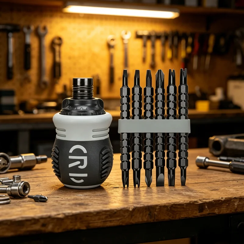 Dual-Purpose Ratchet Screwdriver Set Short Radish Head High Hardness Labor-Saving DIY Home Repair Tools
