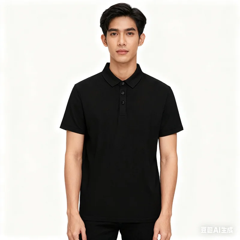 

2026 New Antibacterial Short-Sleeve Polo Shirt for Men, Business Commuter T-Shirt, Summer New Collared T-Shirt