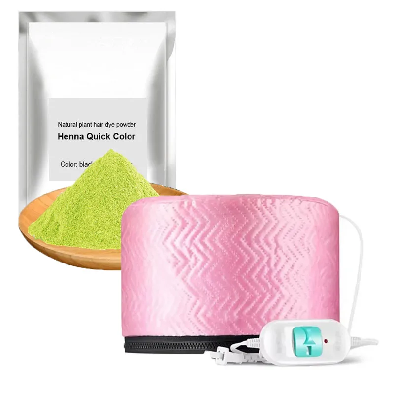 

Dye Tools Henna Quick Color Powder Plant Hair Dye Black Chestnut Dark Brown Nourishing Covers White Hair