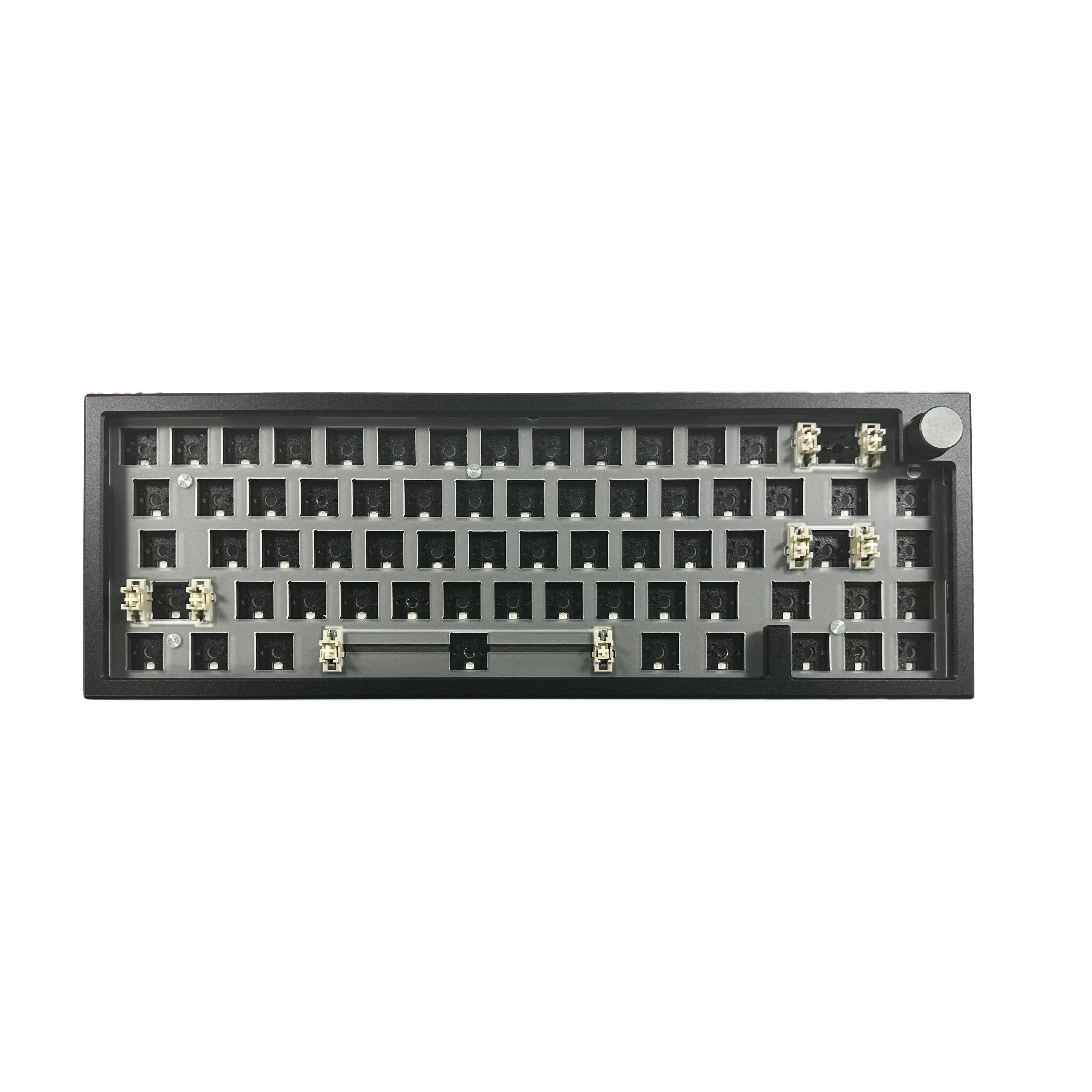 ZUOYA LMK66 3 Mode Mechanical Keyboard Kit Aluminum Wireless Gaming Keyboard 60% Bluetooth 2.4G RGB Hotswap  Gasket Structure